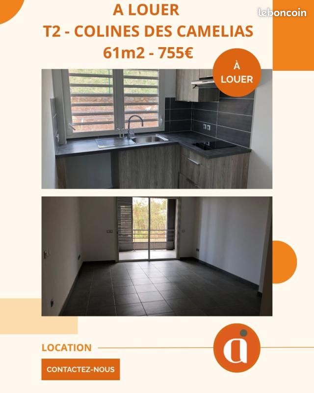 Appartement 2 pièces 46 m² · à Saint-Denis · 46 m² · 720 €/mois