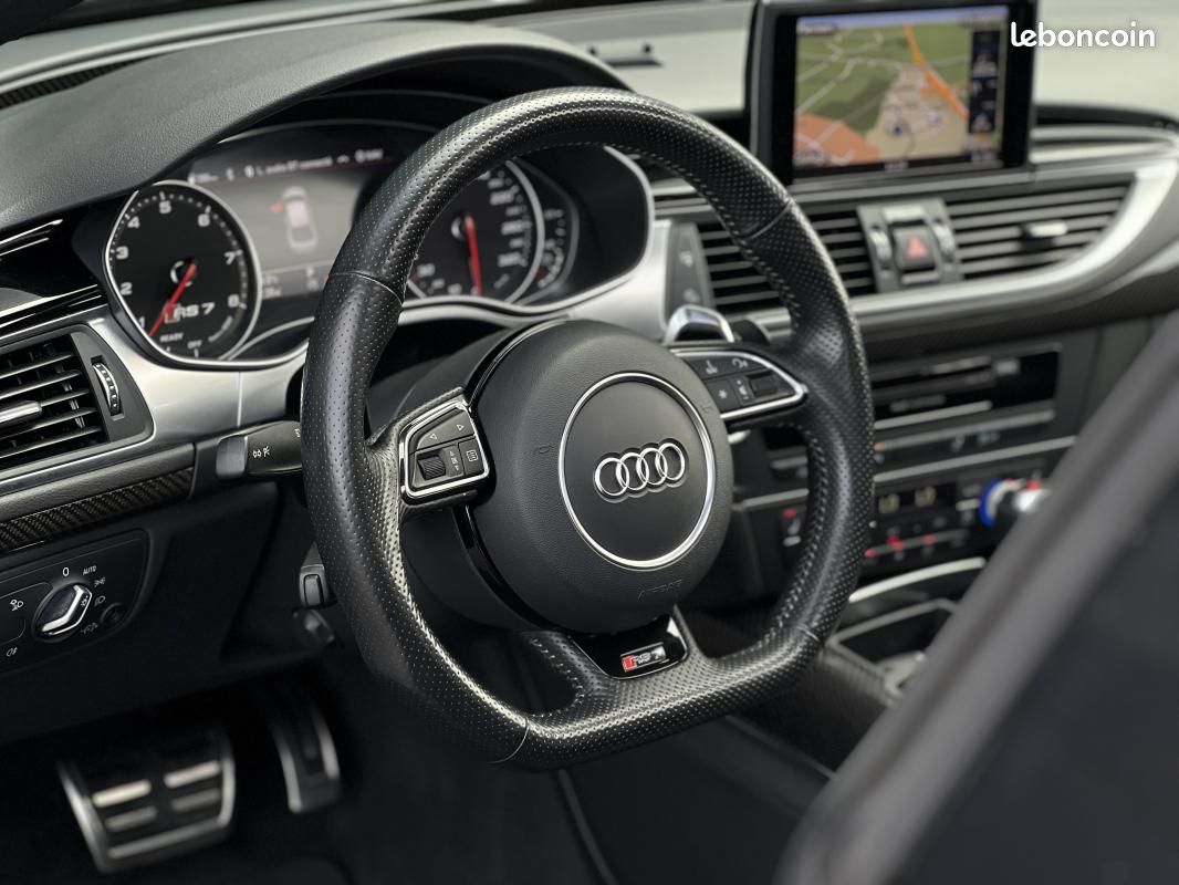 Audi RS7 Sportback 4.0 560 CH BVA / RS 7 SUIVI COMPLET FRANCAISE 2ND MAIN (image 9)
