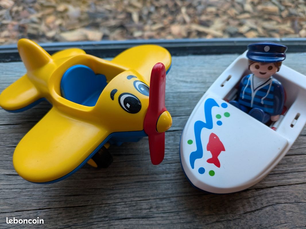 Lot Playmobil 1er age maison voiture avion (image 3)