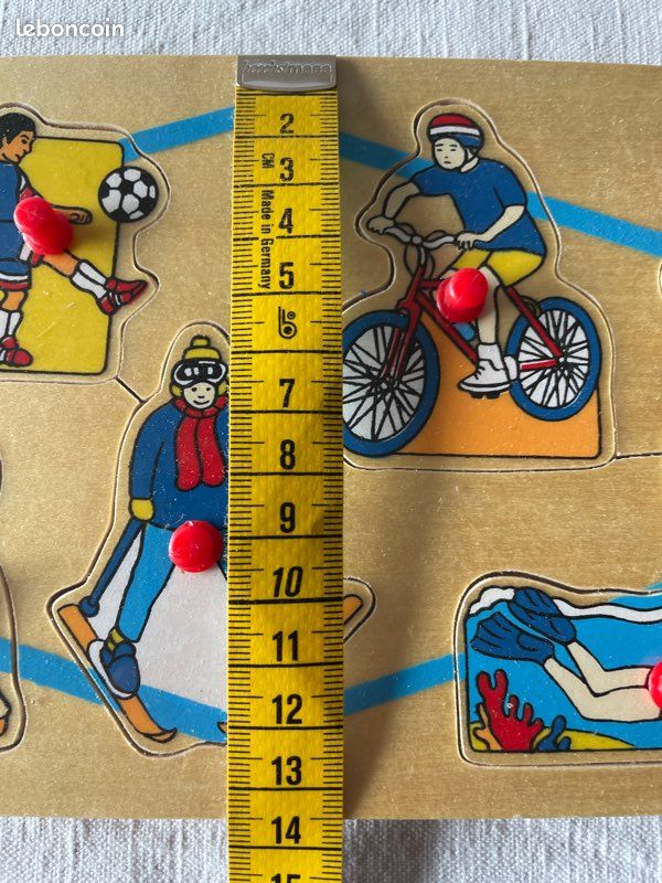 3 Tableaux éducatif en bois dès 4 ans apprentissage heure et autres (image 11)