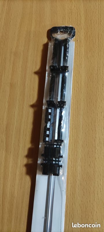 Barre de seuil en aluminium effet bois gris clair (image 3)