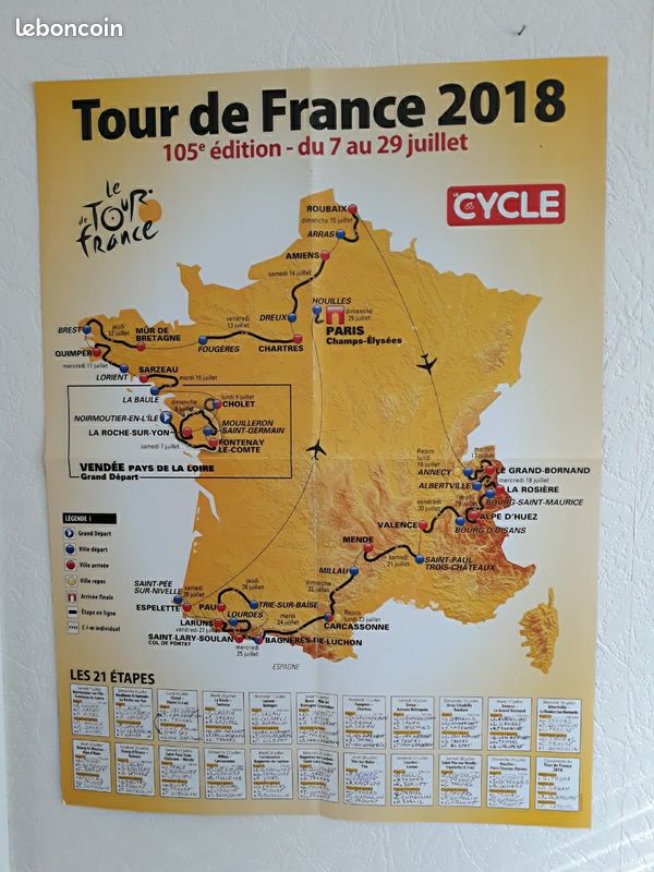 Paquet De Cartes Promotionnelles Cofidis Tour De France 2018
