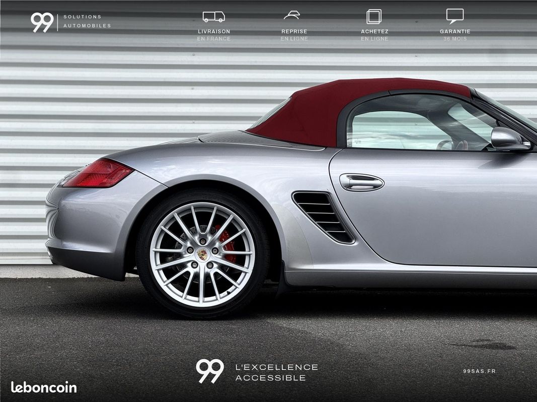 Porsche boxster porsche rs 60 spyder 3.4l 303ch bose echappement sport pcm livraison reprise (image 13)