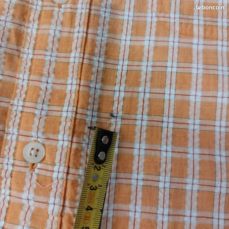 Chemise Chaps Homme Manches Courtes - Imprimé Homard, Rose Sunwashed - Taille XL