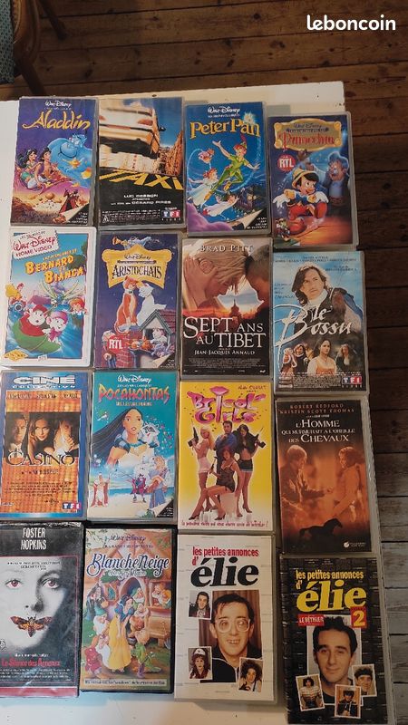 Lot de cassettes VHS (image 1)