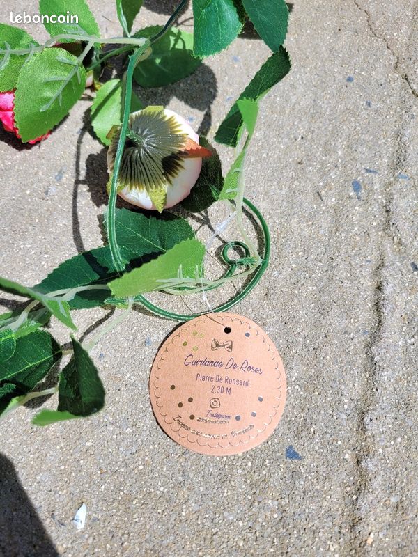 Vend guirlande de roses artificielles (image 3)