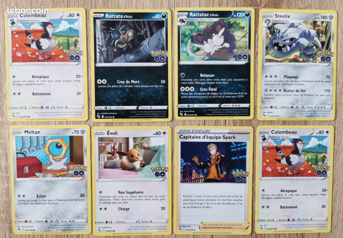 Lot de 23 cartes Pokemon GO + 2 energie (image 3)