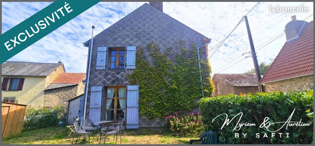 Maison 2 pièces 57 m² · à Azerables · 57 m² · 98 000 €