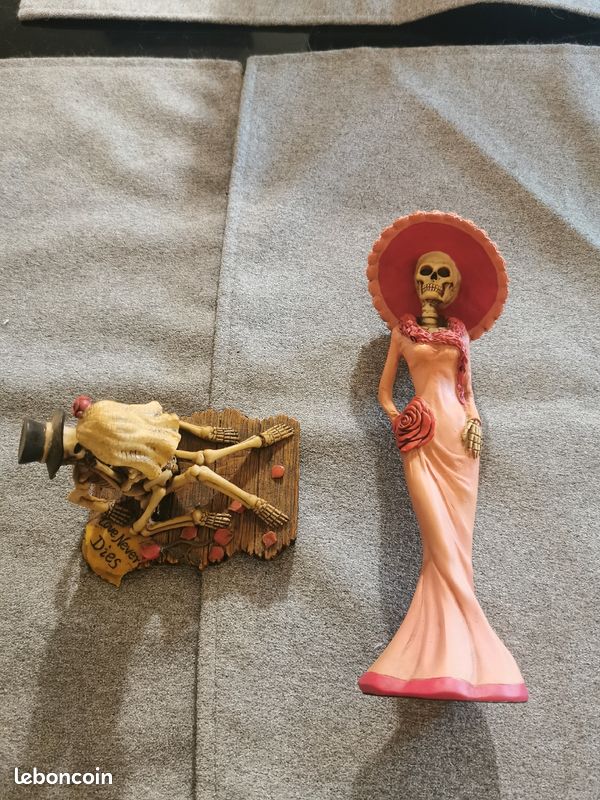Lot de statuettes thème dia de Los Muertos (image 1)