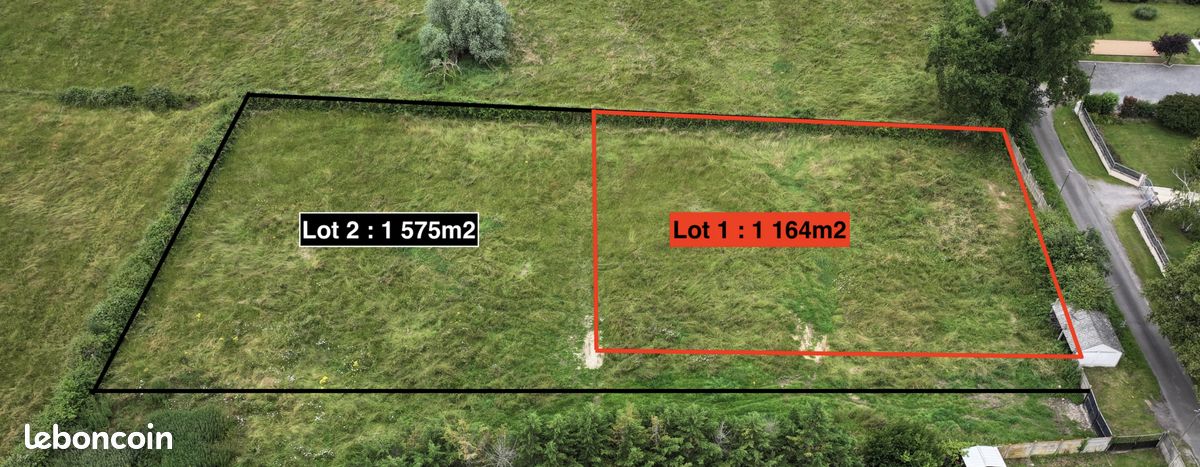 Terrain 1164 m² · à Avermes · 1 164 m² · 63 000 €