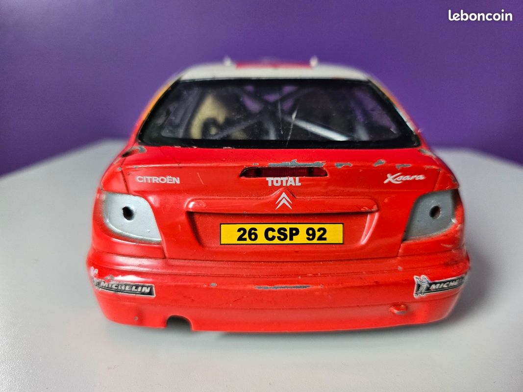 TA1644 SOLIDO 1/18 COFFRET CITROEN XSARA #14 MICHELIN RALLYE CATALOGNE EDL