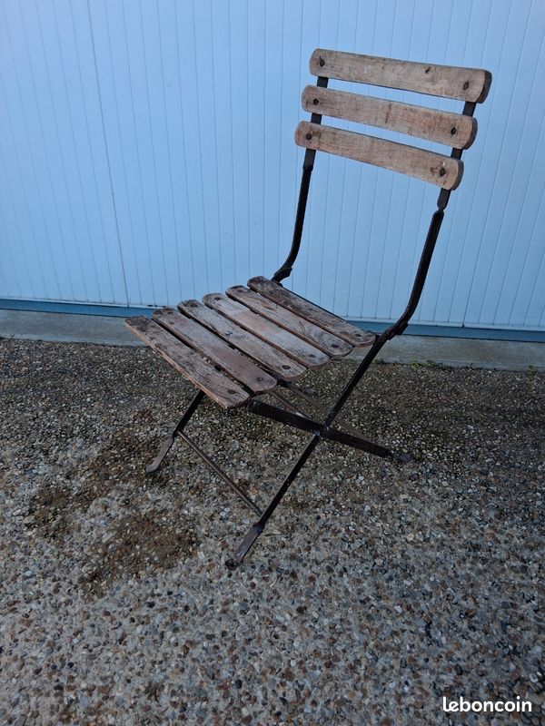 Chaise de jardin/ bistrot/Guinguette pliante (image 1)