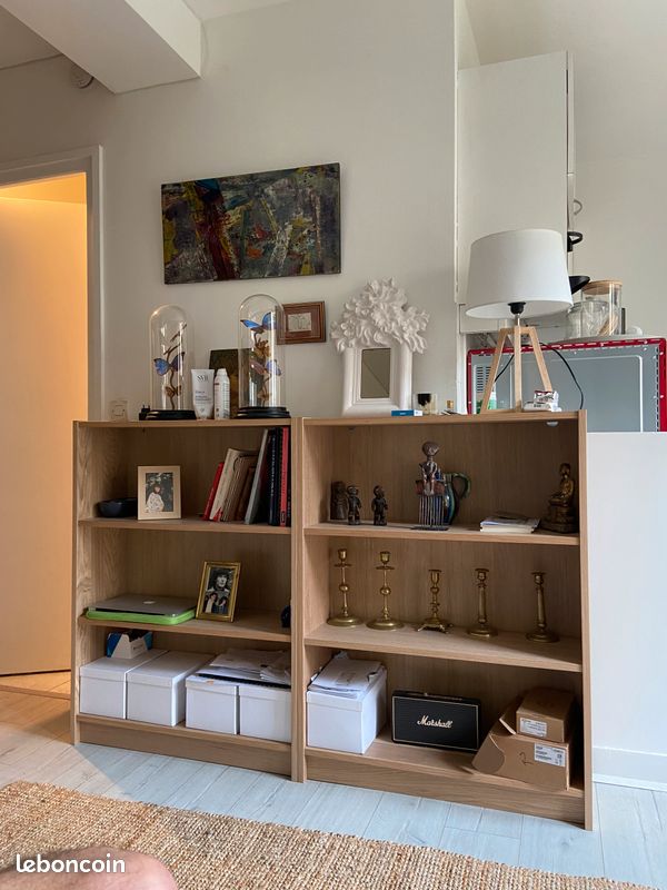 3 Étagères IKEA bois (image 1)