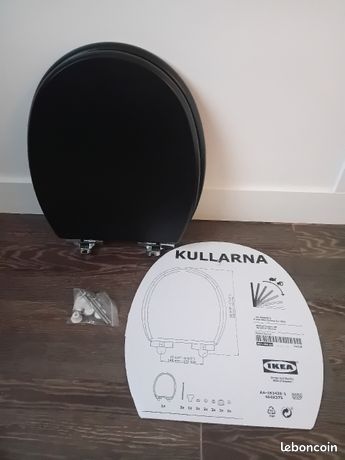 KULLARNA Abattant WC, noir - IKEA