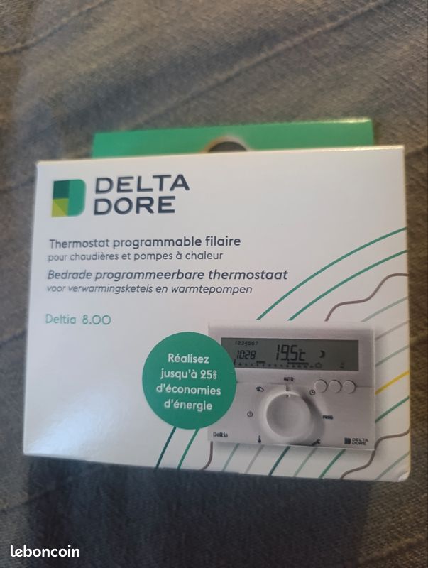 Delta dore deltia 8.00 thermostat programmable (image 1)