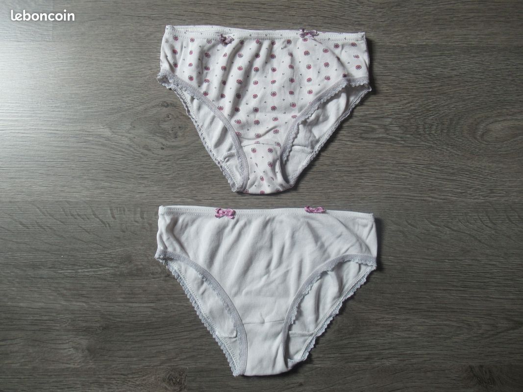Lot de 2 culottes fille 6/8 ans (image 1)