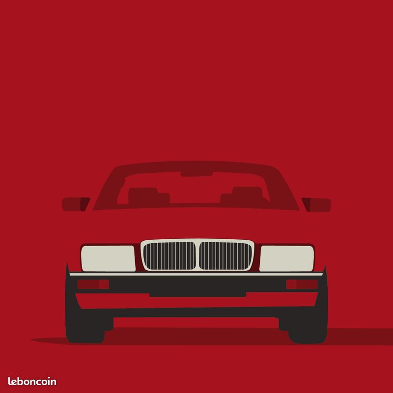 Affiche Jaguar XJ40 format 42x59,4cm (image 1)