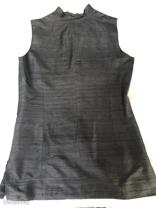Veste en soie sans manches (image 2)