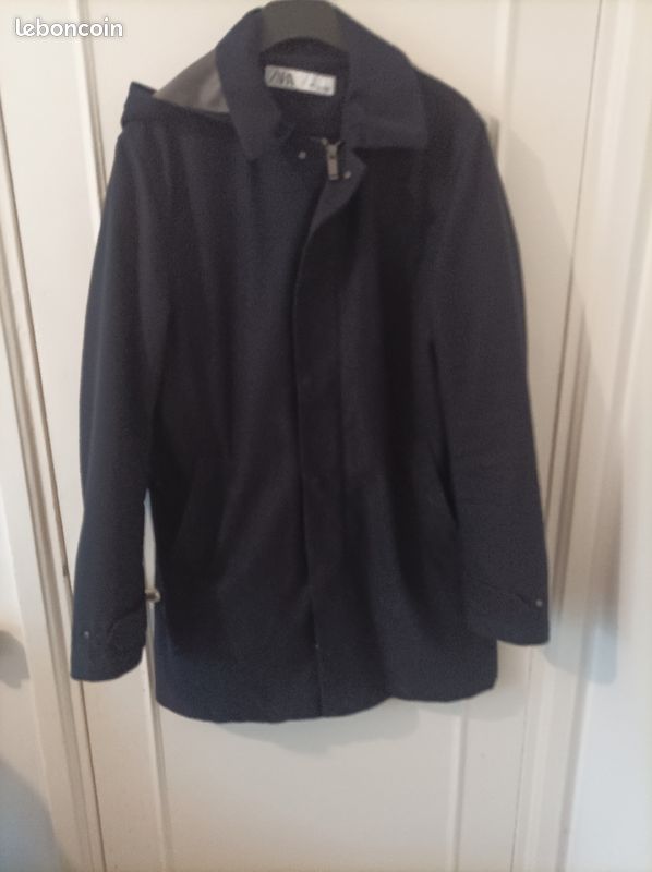 Parka bleu marine taille s Zara (image 1)