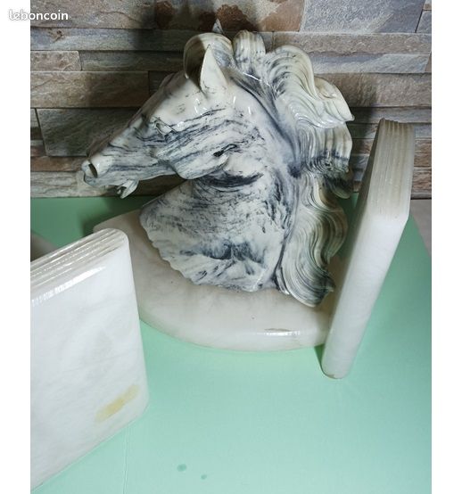 LOUIS ALBERT CARVIN Serre-livres Sculpture Animalière Otarie Signé Art