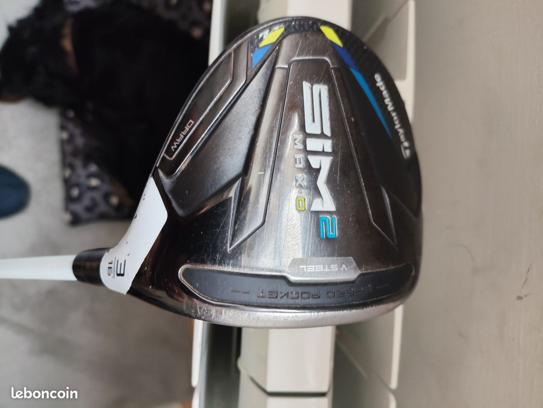 Bois De Parcours TaylorMade SIM2 MAX 3W 15° - Flex Rigide Shaft Tensei