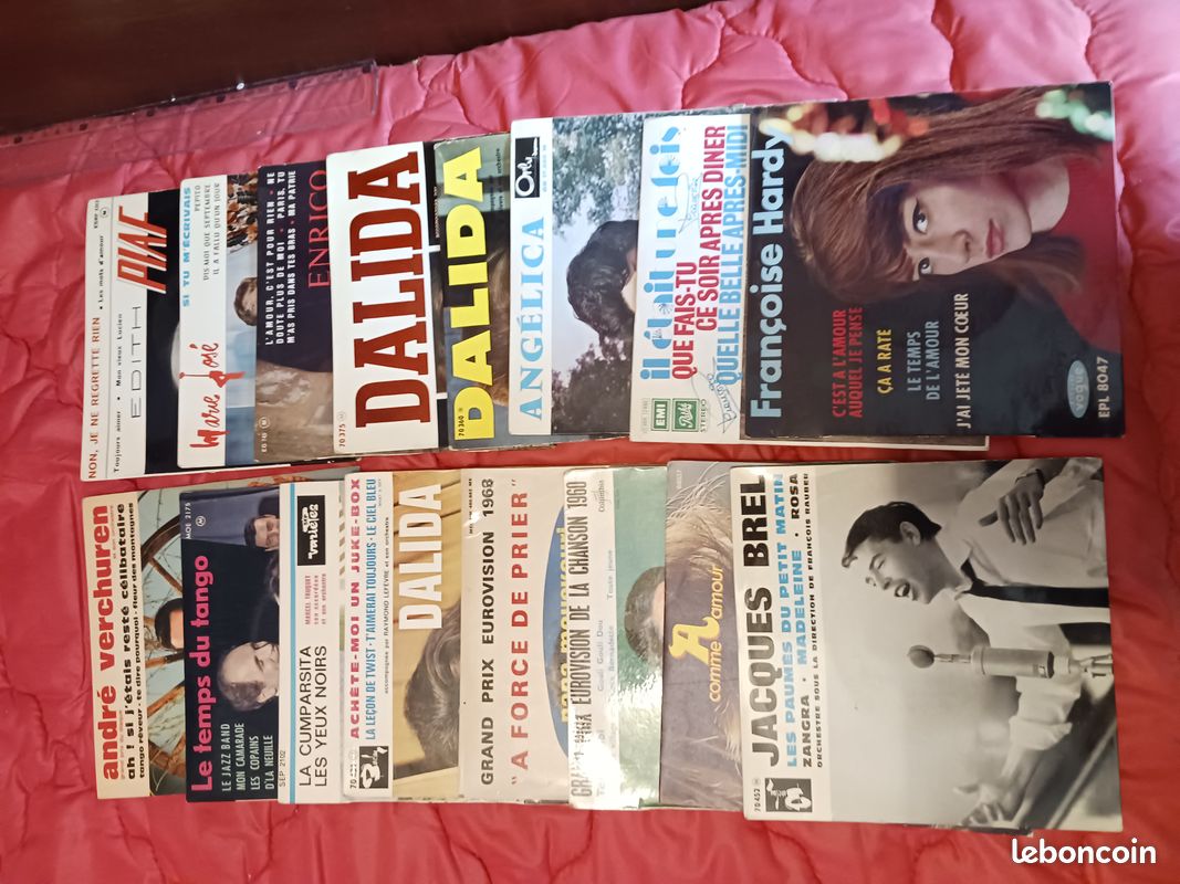 Lot de disques vinyl 45t divers artistes (image 3)