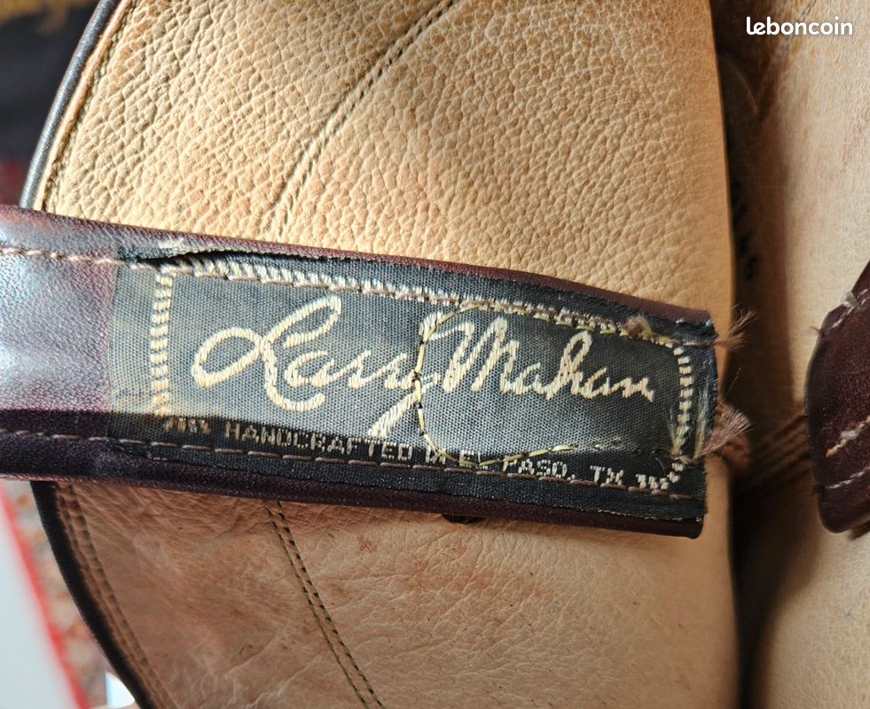 Bottes cowboy Larry Mahan 44.5 (image 4)