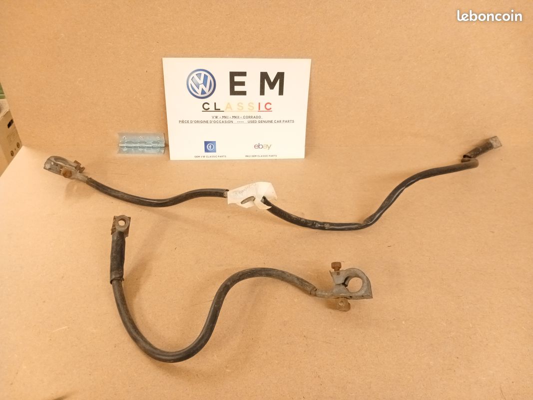 Faisceau câble de masse et + batterie vw corrado golf 2 3 (image 1)