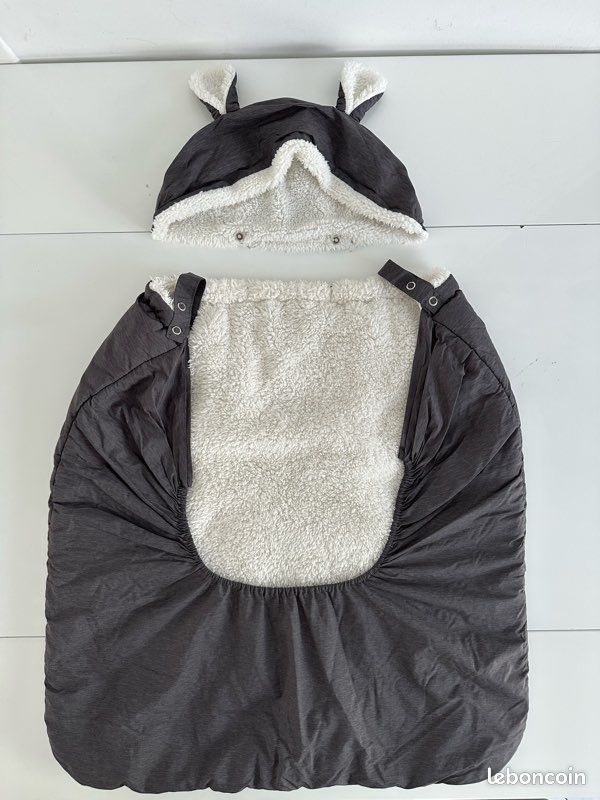 Protège porte bébé doudoune VERTBAUDET (image 2)