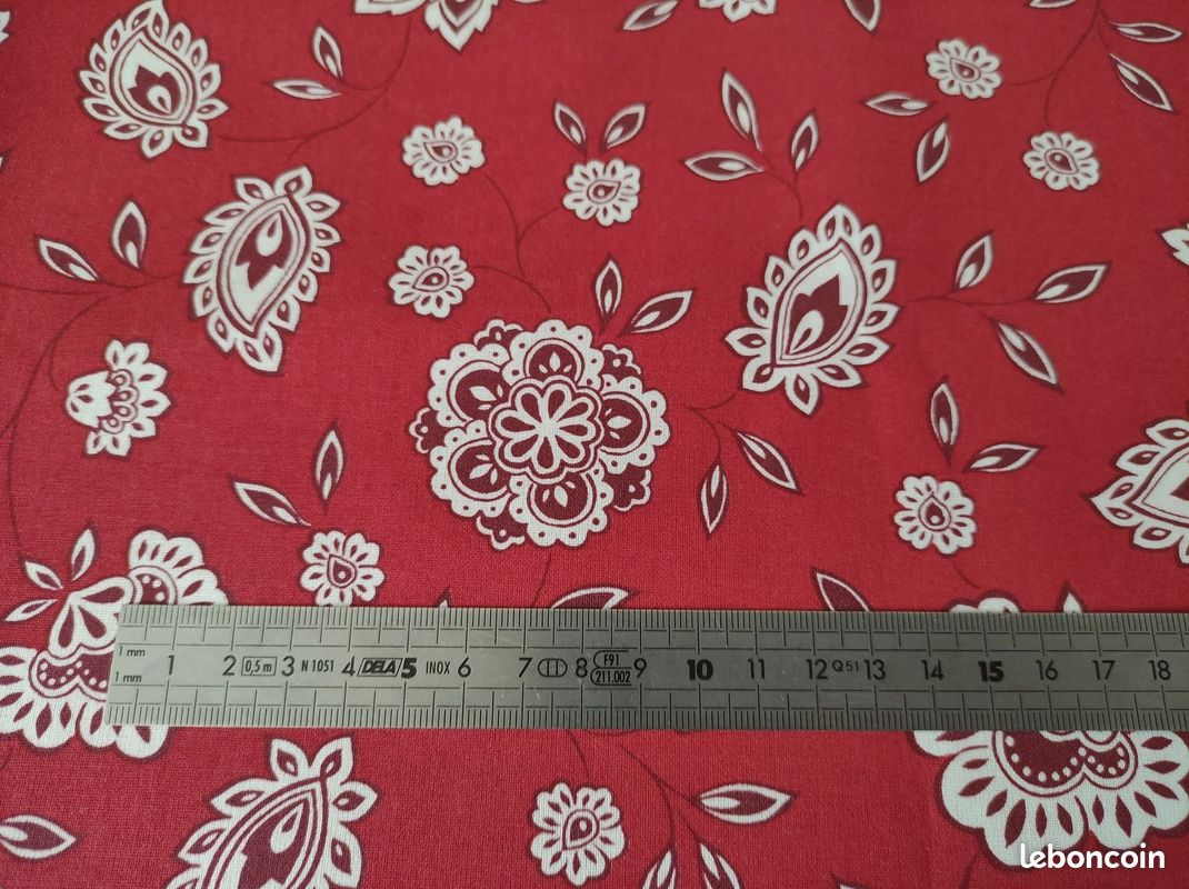 Lot de 2 coupons de tissu provençal (image 9)