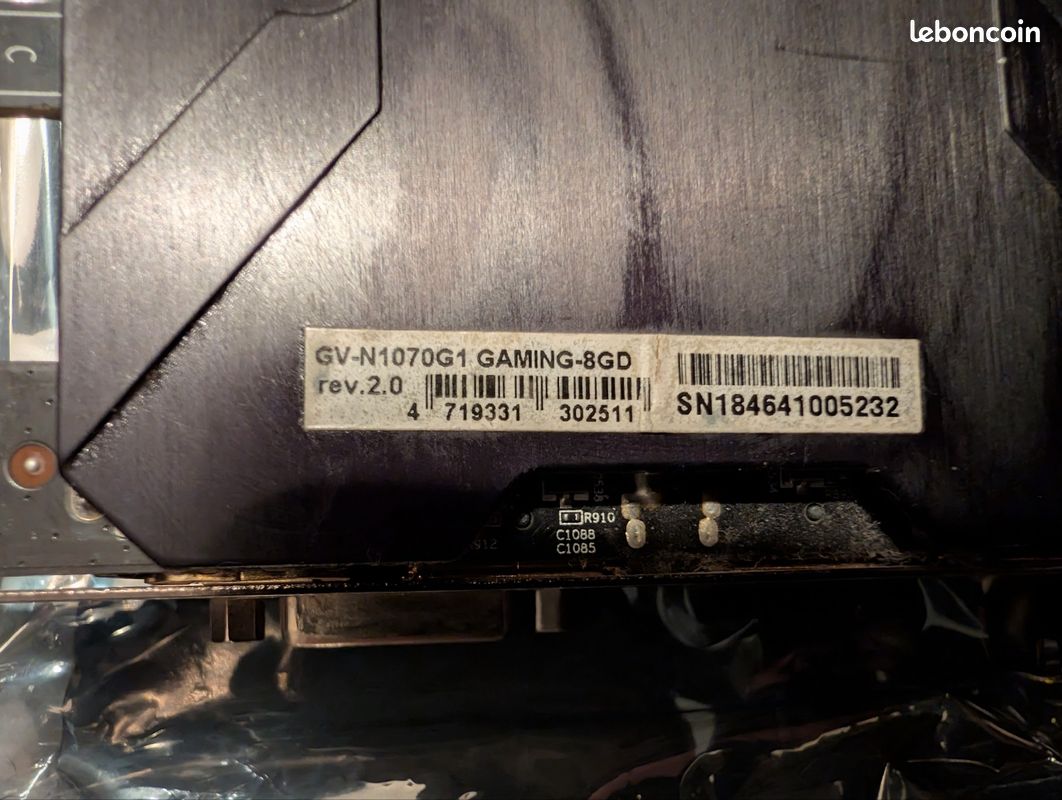 Carte graphique Gigabyte GeForce GTX 1070 8Go (image 3)