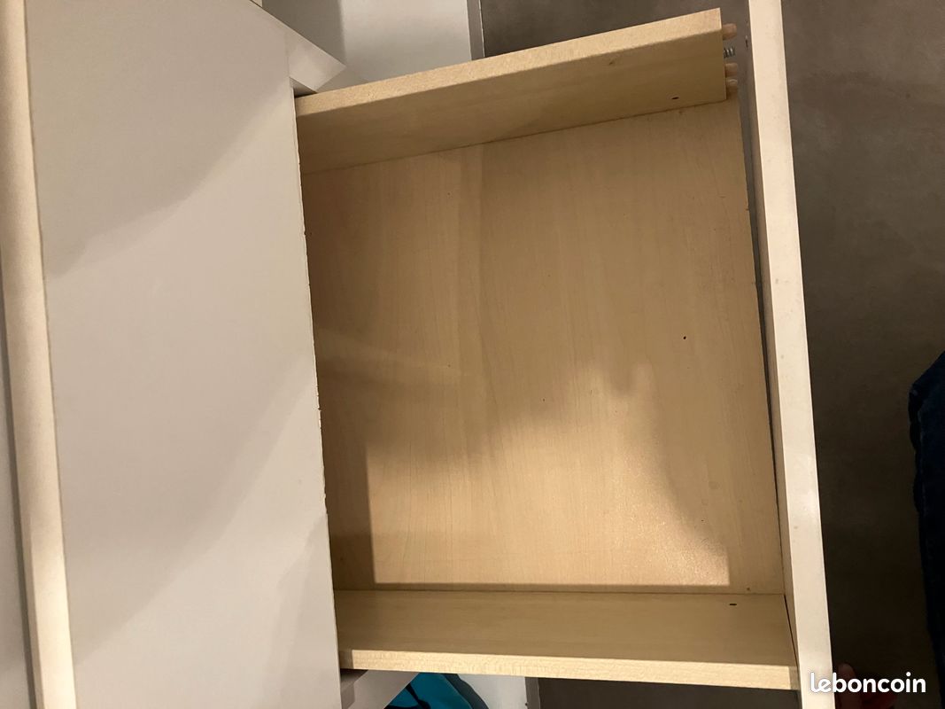 Meuble bois blanc de salle de bain (image 4)