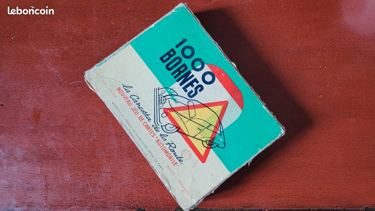 Jeu 1000 Bornes Ancien – Édition Dujardin – La Canasta De La Route – Complet