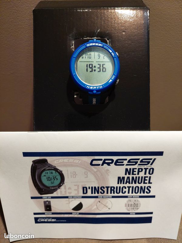 Ordinateur De Plongée Cressi Apnoe Nepto - Neuf Déballé Et Testé - Fabriqué En Italie