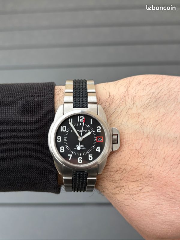 Hamilton Khaki Field 6305 automatique 37mm cadran noir full set