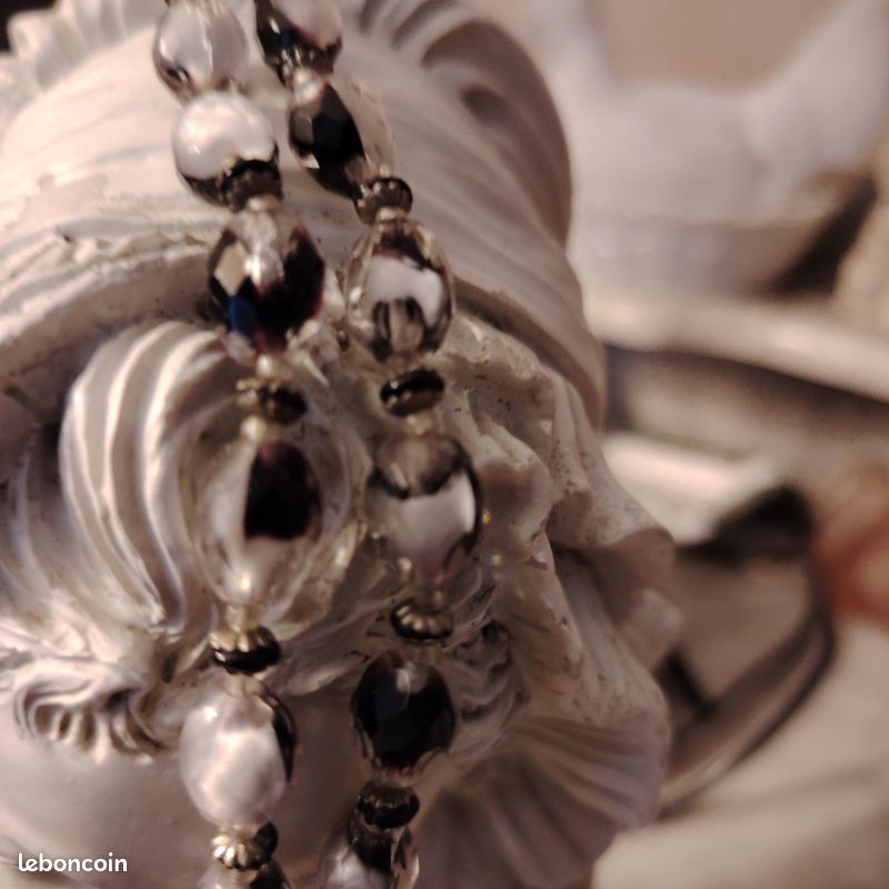 Collier vintage années 60 perles de verre en (image 2)