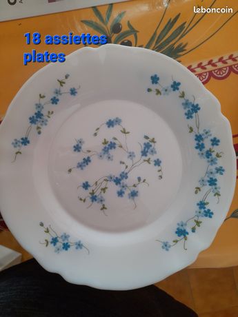 Assiette à Dessert Arcopal Vintage - Années 80/90 - Motif Fleurs Multicolores