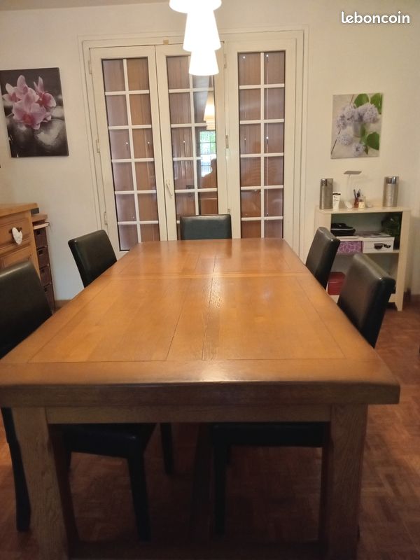 Vends mobiliers chêne salle a manger (image 4)