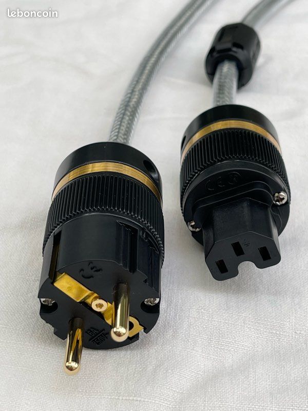 Câble Secteur Audiophile Ölflex 1,2m – Connecteur C13 Plaqué Or – Neuf France