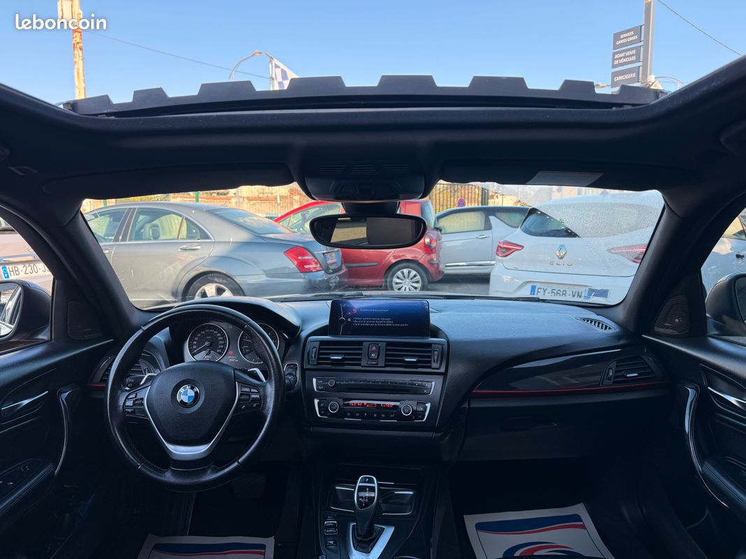 BMW Série 1 (F20) 5 portes 125d 2.0 d 16V 218 cv BOITE AUTO / TOIT OUVRANT / ECONOMIQUE (image 4)