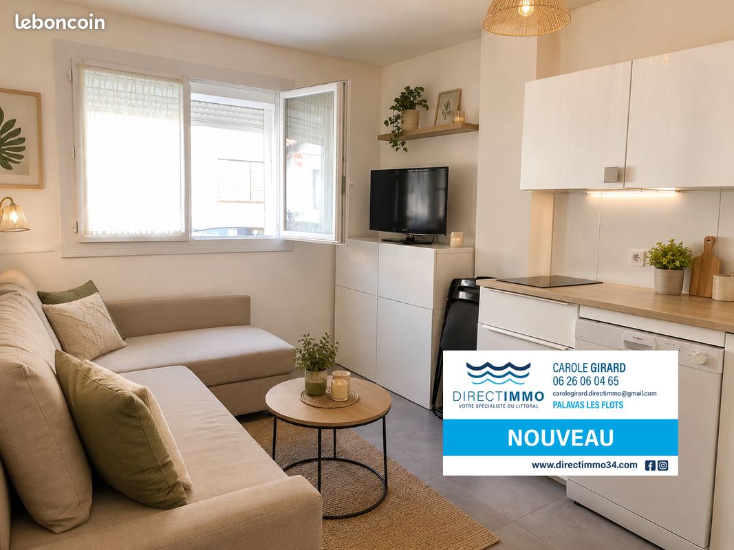 Appartement 2 pièces 25 m² · à Palavas-les-Flots · 25 m² · 129 000 €