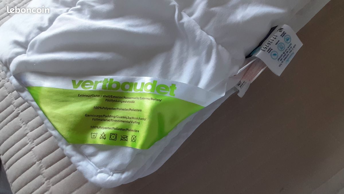 Couette tempérée microfibre respirante traitée Passerelle de Vert Baudet (image 2)