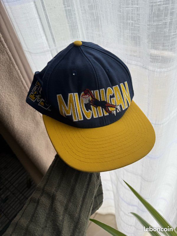 Casquette Snapback Vintage Années 80 Grayling Michigan Deer Big Buck - Neuf Sans étiquette