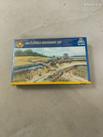 Accessoires de décor de guerre 1/72 : Bâtiments champ de bataille - Italeri - Rue des Maquettes