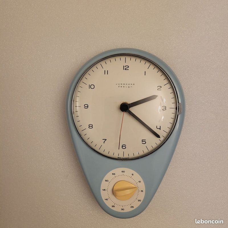 Horloge murale - Junghans - Max Bill - Moderne milieu de