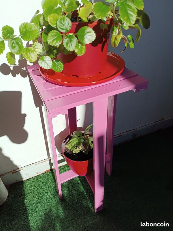 Porte plante rose (image 2)