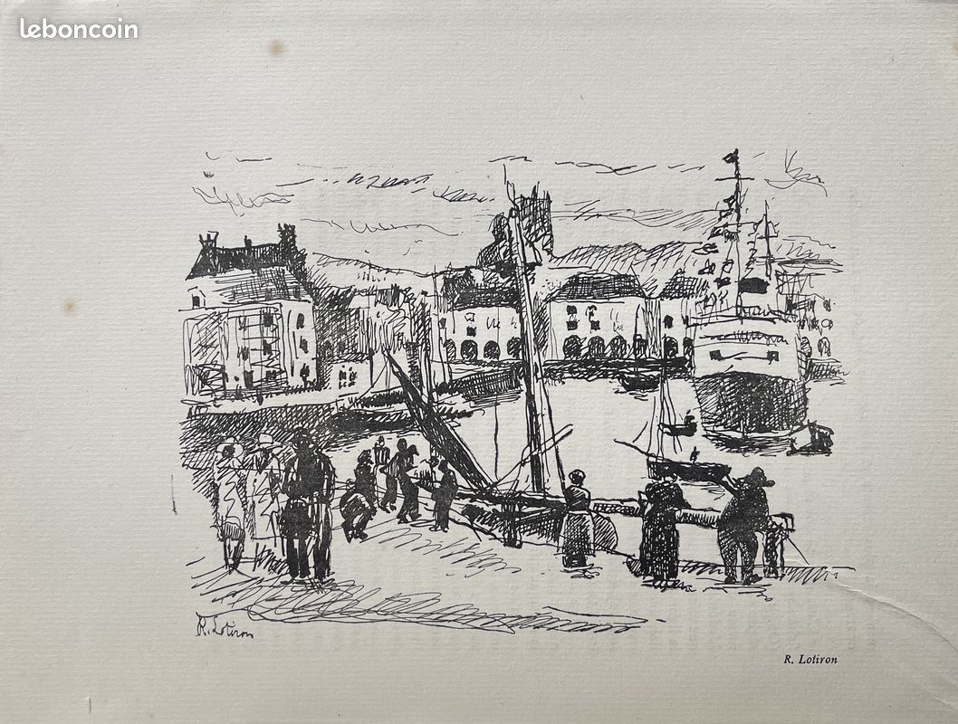 Robert LOTIRON (1886-1966) Phototypie originale (1921) (image 11)