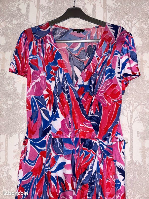 Robe De Marque Jacqueline Riu Taille 42, Noir En Polyester - Occasion Très Bon état