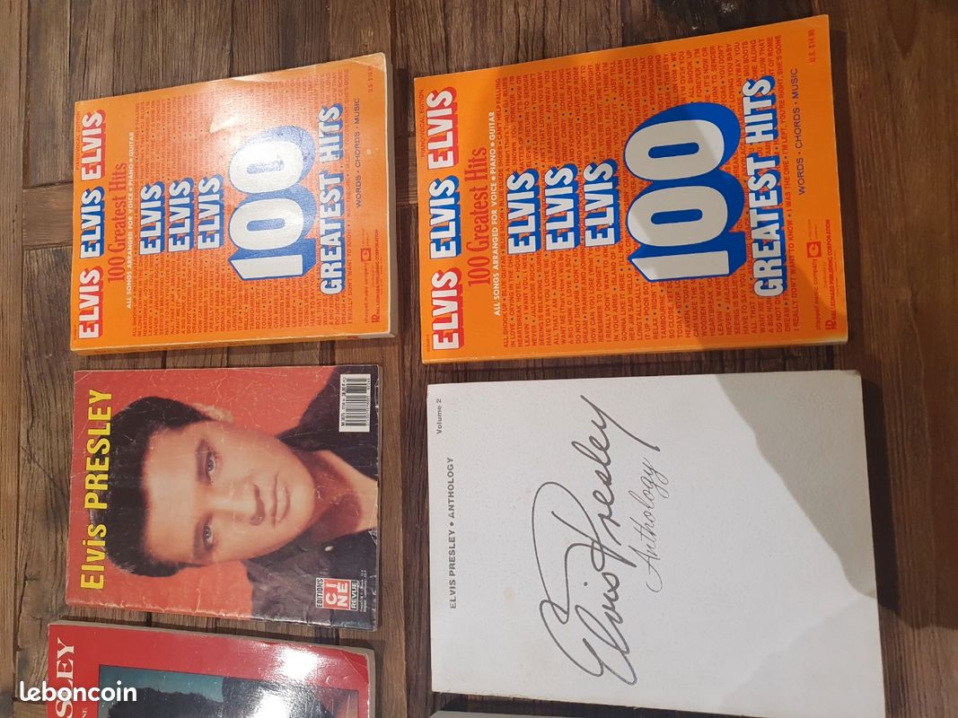 Lot de 8 livres Elvis Presley + un vinyle (image 3)