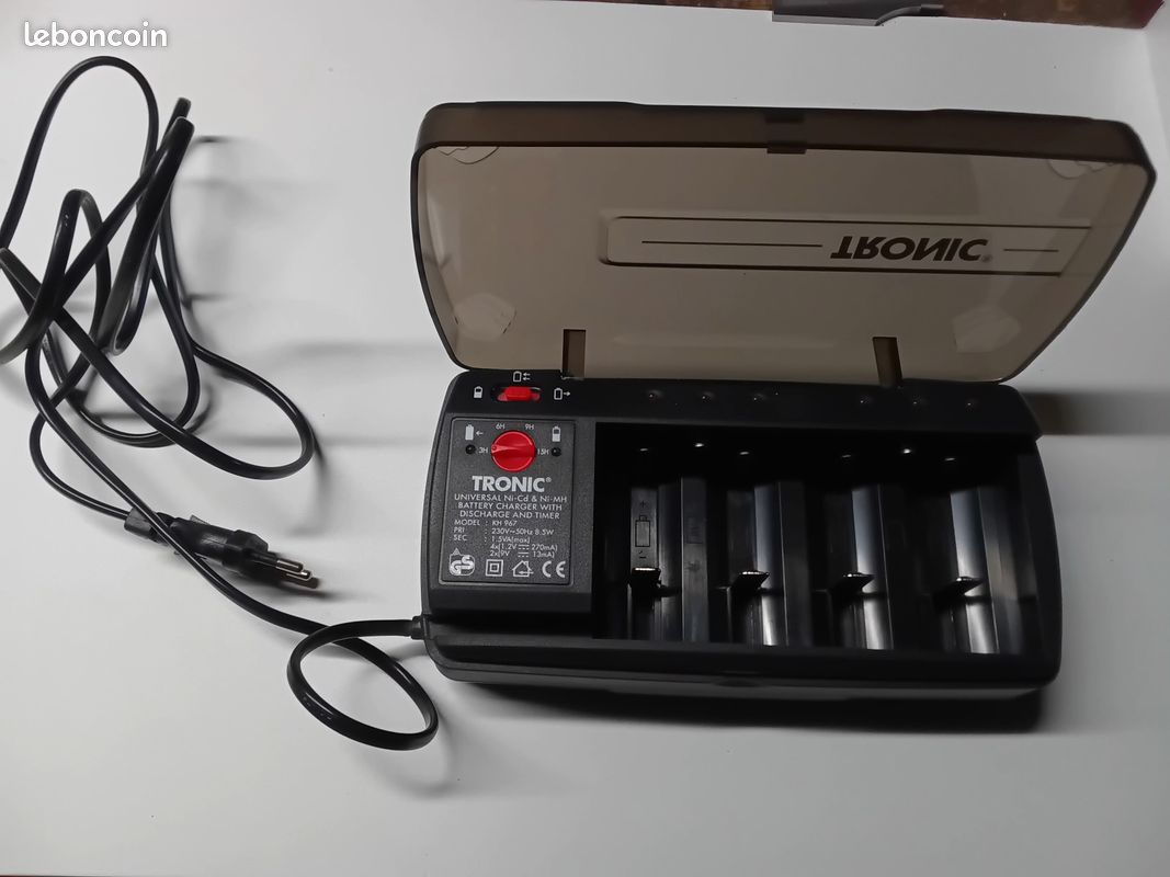 Chargeur De Piles Universel Tronic – 6 Batteries – Allemagne